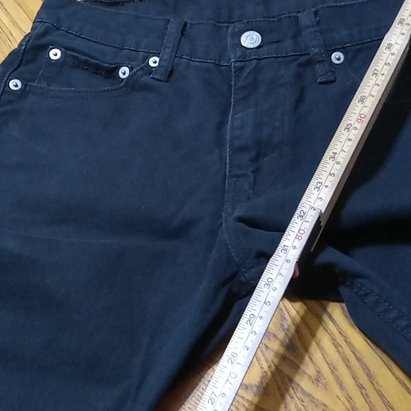 LEVI'S 511 Jeans Mens 30 X 32 BLACK Pants Used Preowned Work - Picture 4 of 9